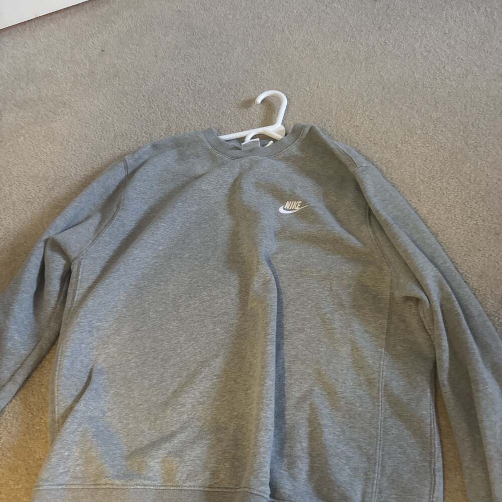 Nike Sportswear Club Men's Crewneck Sweatshirt Dark Grey Heather